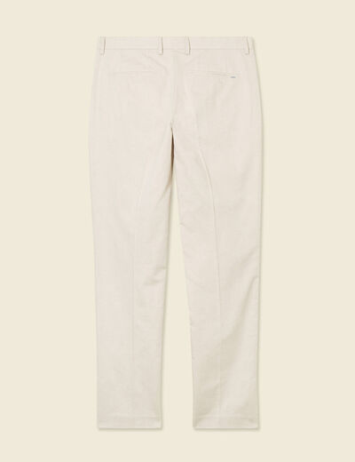 Pantalon chino sable homme