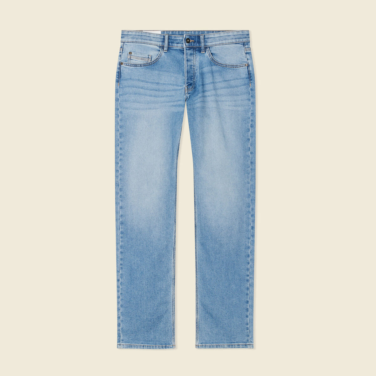 Jeans regular 5 poches denim used homme