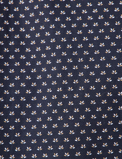 Chemise éco-responsable bleu marine homme