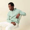 Sweat &agrave; capuche vert pastel homme