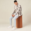 Surchemise éco-responsable camel homme