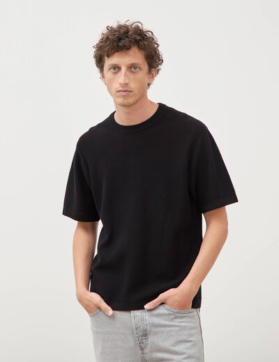 T-shirt en coton noir homme