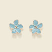 Boucles d'oreilles vert pastel femme