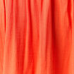 Robe longue évasée orange femme