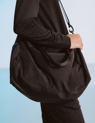 Sac avec doublure noir homme