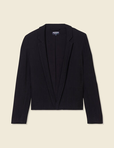 Veste blazer éco-responsable noir femme