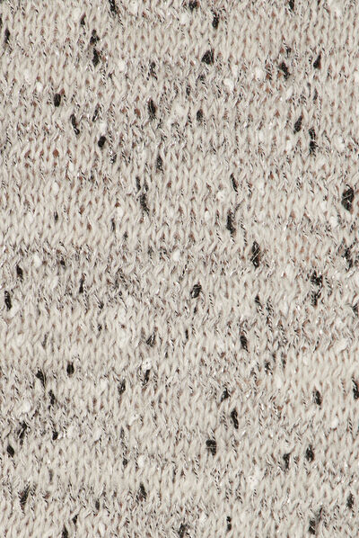 Pull manches longues gris clair femme