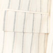 Veste blazer manches longues blanc femme