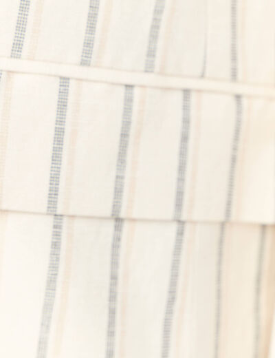 Veste blazer manches longues blanc femme
