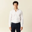 Chemise manches longues beige homme
