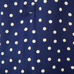 Top sans manches col v fluide bleu femme