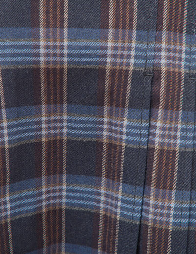 Mini-jupe doubl&eacute;e bleu gris femme