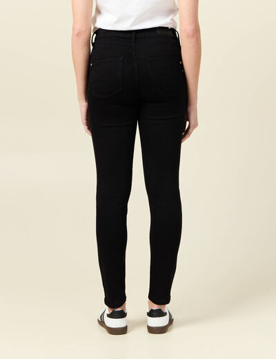 Jeans skinny éco-responsable denim noir femme