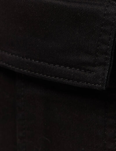 Pantalon battle bas resserr&eacute; noir homme
