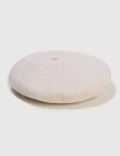B&eacute;ret creme femme