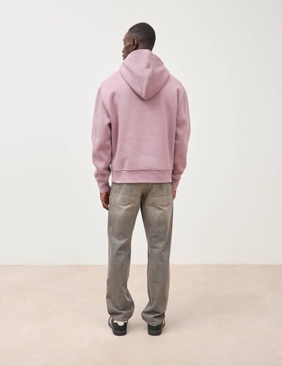 Sweat ample &agrave; capuche manches longues parme homme