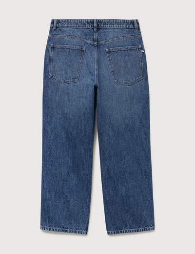 Jeans loose longueur 32 en coton denim stone homme