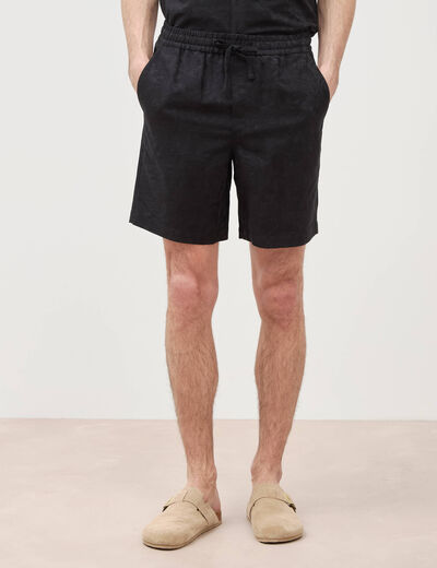 Bermuda noir homme