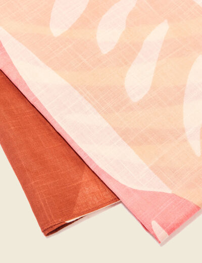 Foulard jaune femme
