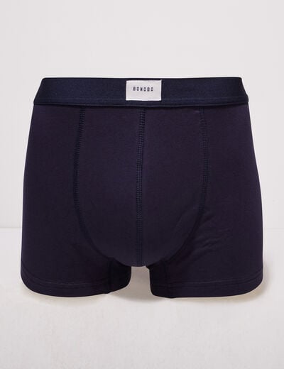 Lot 2 boxers bleu marine homme
