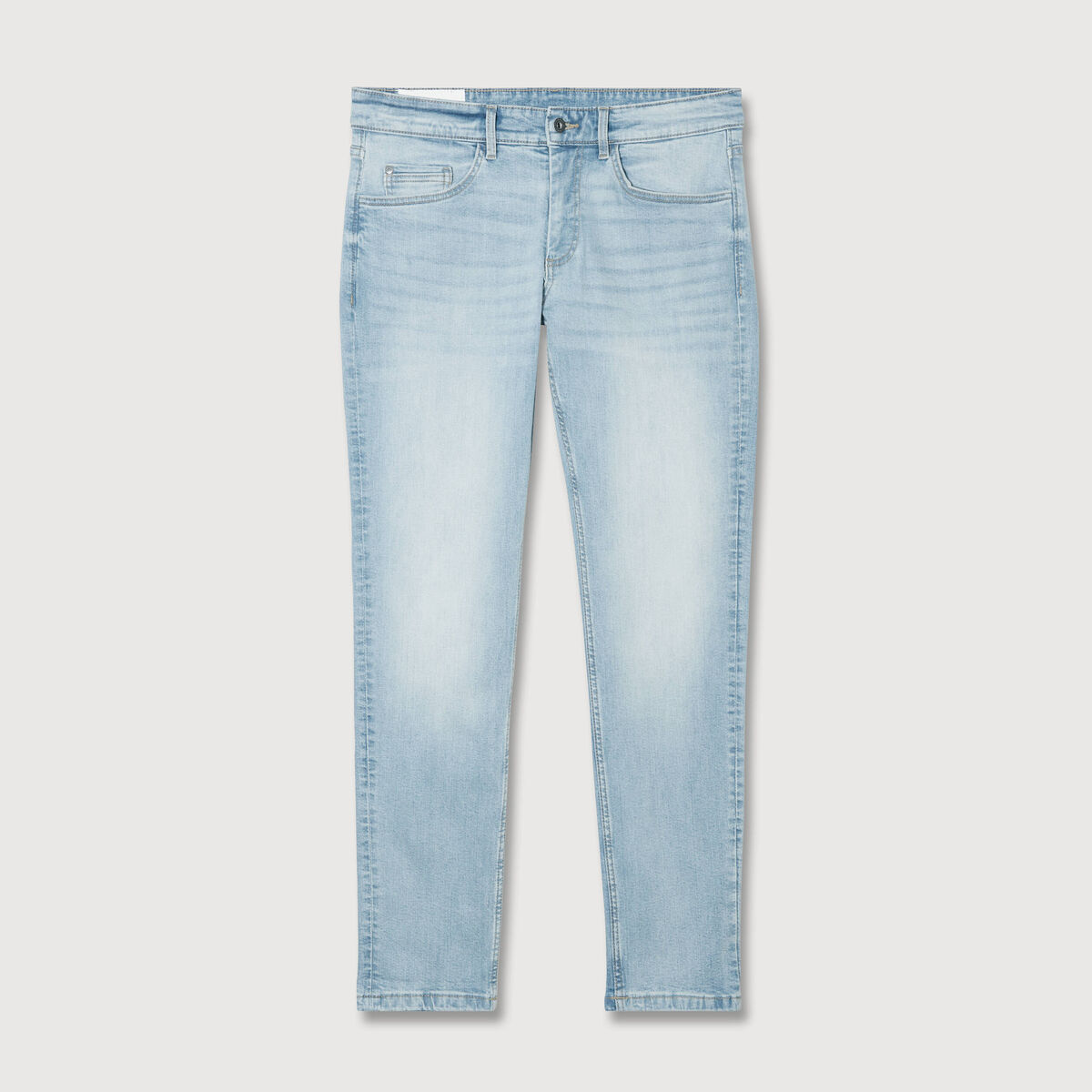 Jeans slim 5 poches longueur 32 denim used homme