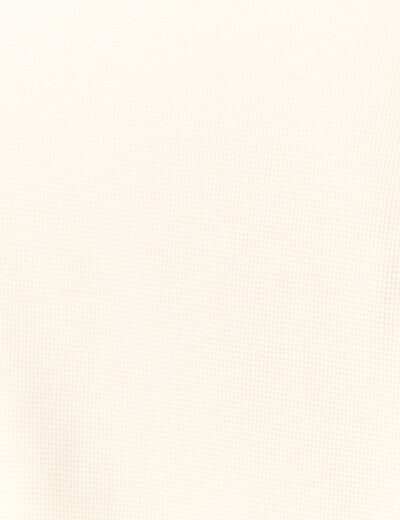 T-shirt manches longues ecru homme