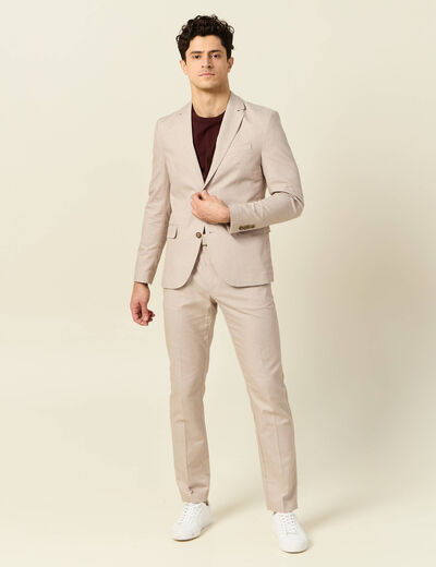 Veste blazer cintré gris homme