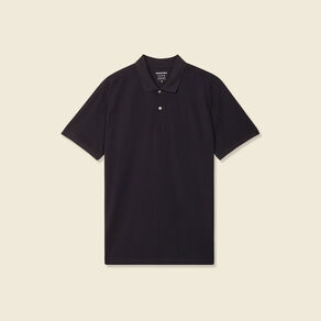 Polo éco-responsable noir homme