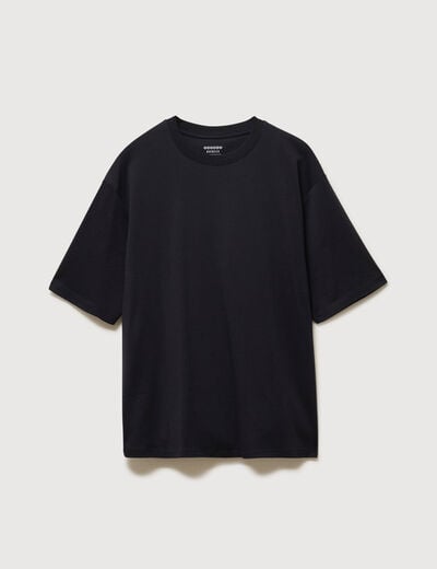 T-shirt manches courtes noir homme