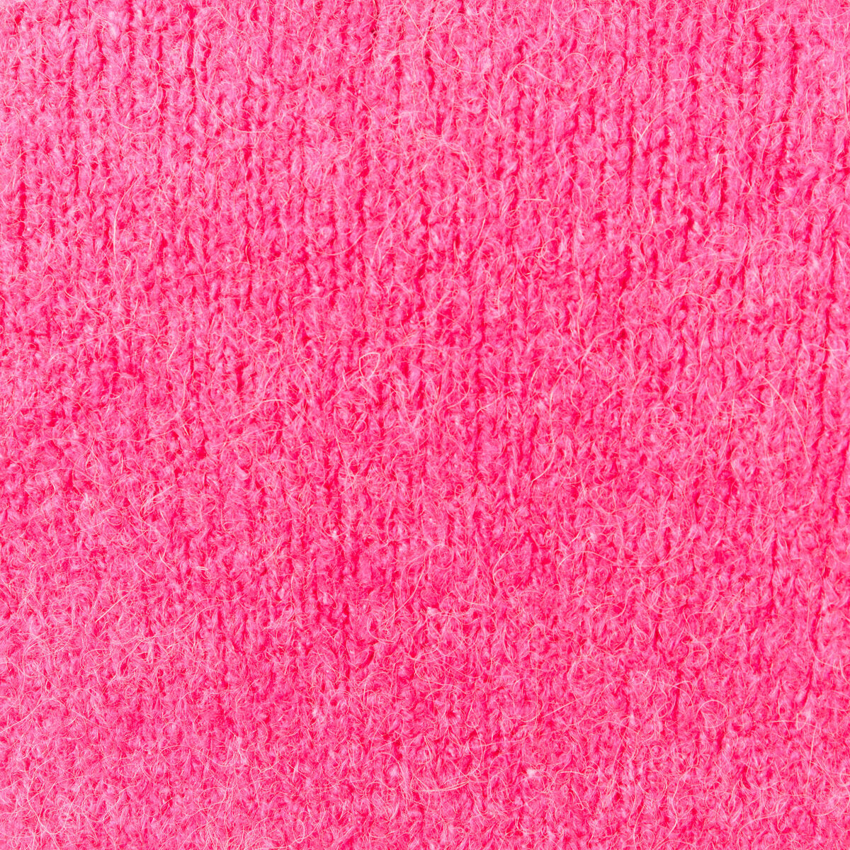 Pull manches longues col rond rose femme