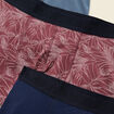 Lot de 5 boxers bleu fonc&eacute; homme