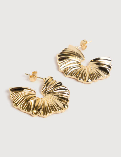 Boucles d'oreilles couleur or femme