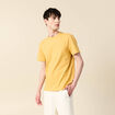 T-shirt manches courtes jaune moutarde homme