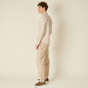 Chemise manches longues multicolore homme