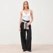 D&eacute;bardeur d&eacute;collet&eacute; &agrave; bretelles blanc femme