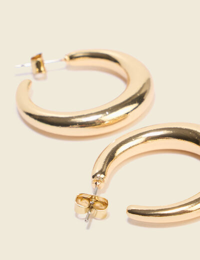 Boucles d'oreilles couleur or femme
