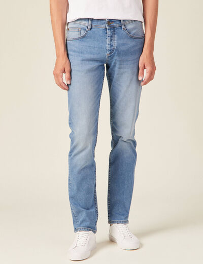 Jeans straight denim used homme