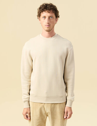 Sweat manches longues sable homme