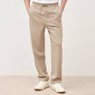 Pantalon large longueur 32 taupe homme