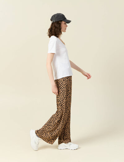 T-shirt manches courtes blanc femme