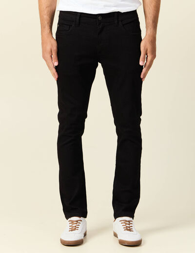 Jeans slim éco-responsable denim noir homme