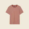T-shirt manches courtes marron cognac homme
