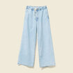 Jeans large baggy élastiqué denim used femme