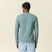 T-shirt manches longues vert foncé homme
