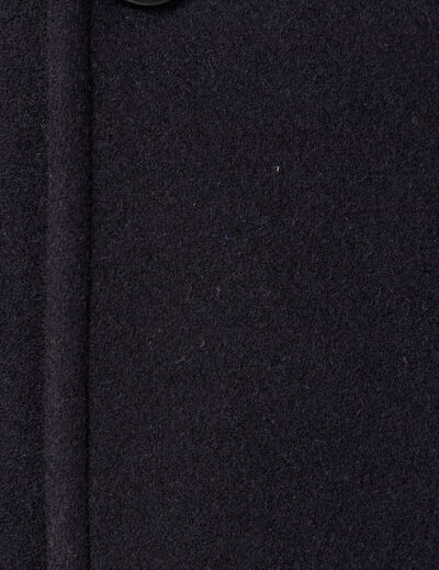 Manteau avec capuche amovible bleu foncé homme