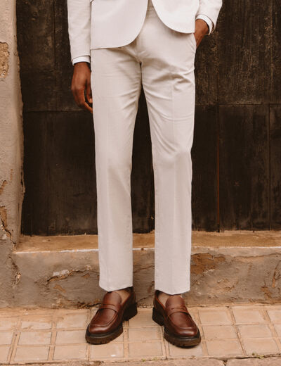 Pantalon chino sable homme