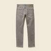 Jeans straight longueur 34 denim snow gris homme