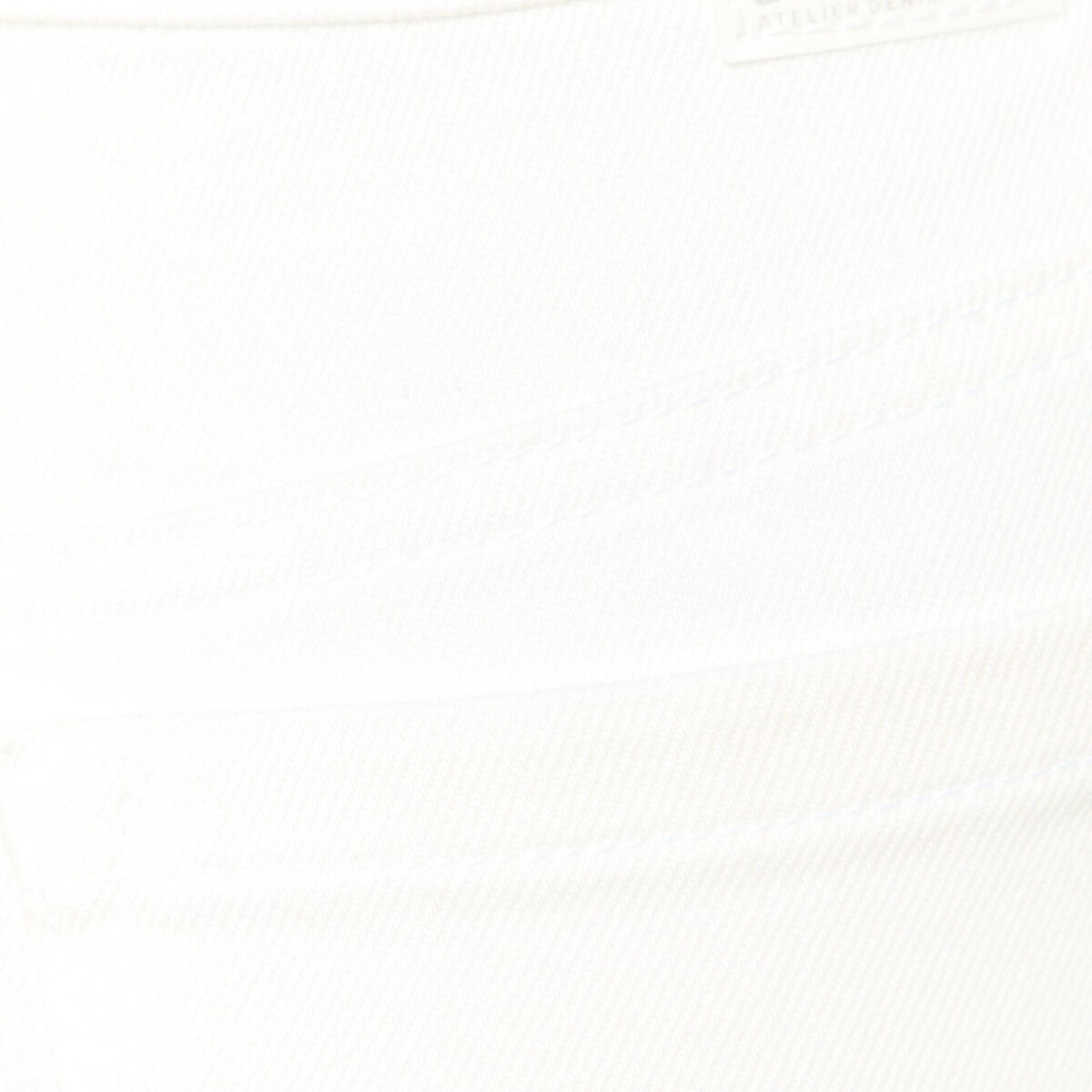 Jeans large éco-responsable denim blanc femme