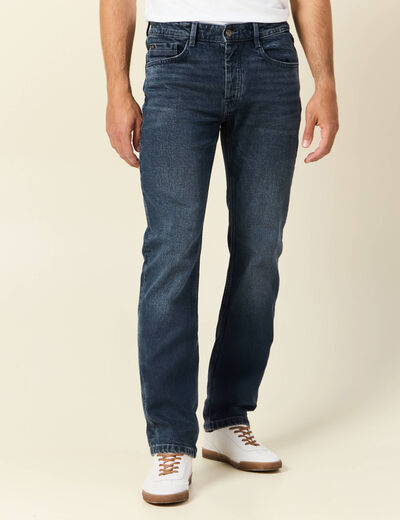 Jeans regular 5 poches denim stone homme