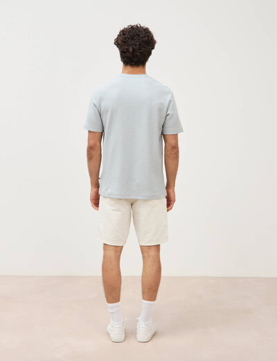 T-shirt manches courtes gris clair homme